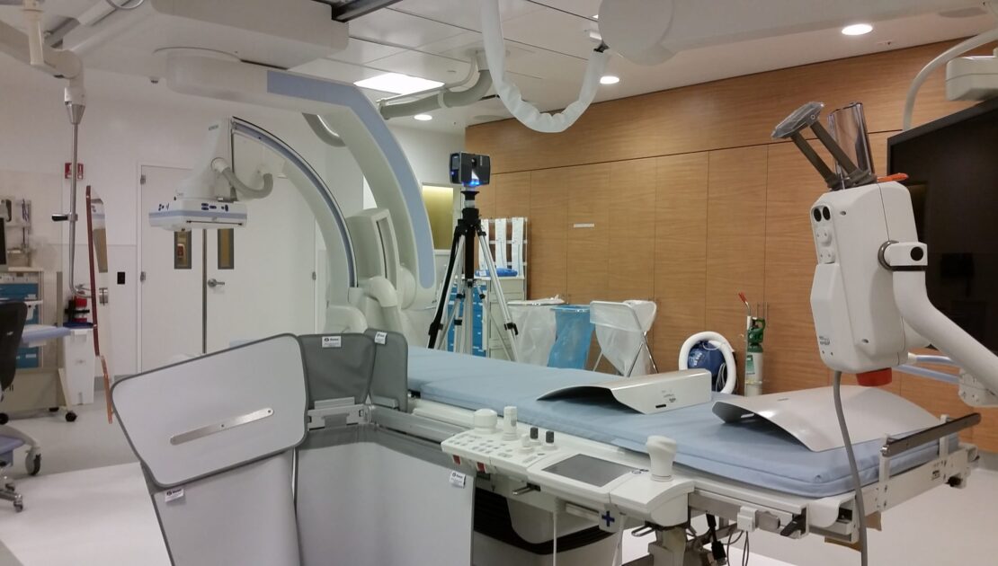 Laser Scanning in Hospital Room