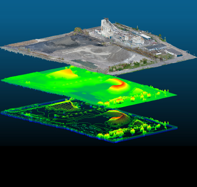 Drone Analyze Stockpiles