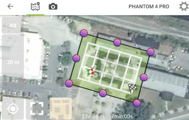 Drone Survey Flight Path