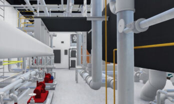 UGA Steam Plant Interior Rendered Model