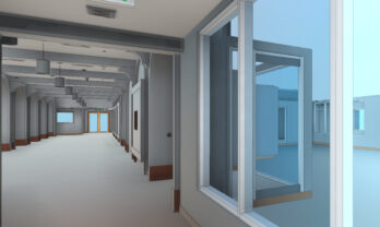 Hospital Interior Corridor