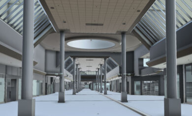 3D Revit Model Interior view of Lakewood Mall in California