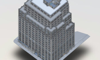 3d Scan to BIM New York NY W34th Skyscraper Model