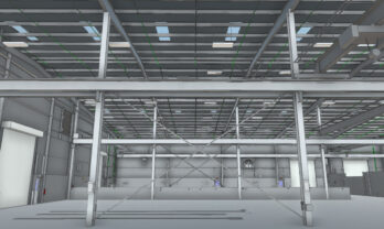 Industrial 3d Model Baker Hughes San Antonio TX Interior